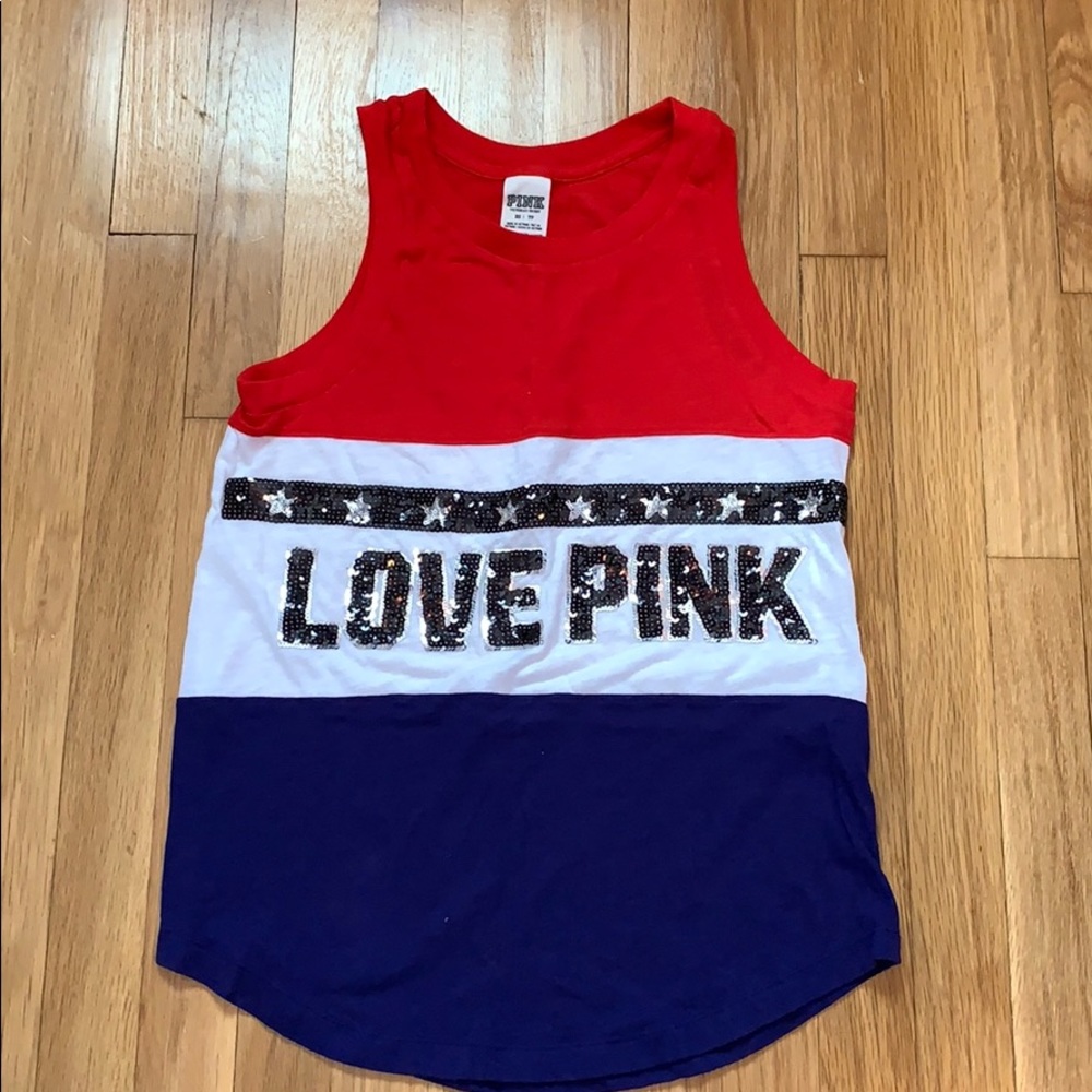 PINK tank top—- sale for 2 hours 🚨🚨🚨🚨 5 off rn